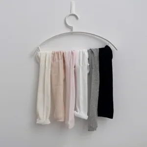 Donne calze lunghe slouch sottili tinta unita casual traspiranti primavera estate