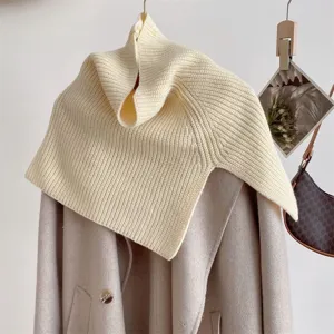 Dames gebreide nep kraag winter warme coltrui trui sjaal stijlvol en elegant