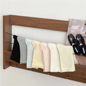 Einfarbige Damen Mittelsocken dünn atmungsaktiv Fruehling Sommer Alltag casual Hosenmode weich
