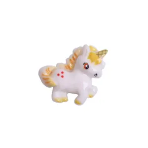 Cute resin unicorn cabochon DIY handmade phone case decoration accessories shoe charm