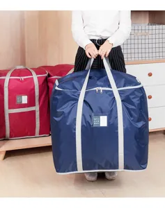 Grand sac de rangement pour couette en tissu Oxford epaissi pour demenagement