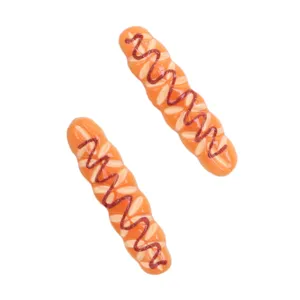 Simulation baguette bread resin cabochons diy hair clip phone case accessories