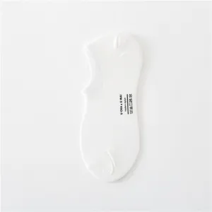 Chaussettes invisibles respirantes pour hommes, chaussettes basses d'été en coton peigné et mesh.