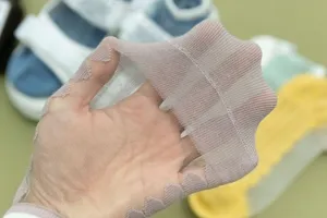 Calzini da barca in seta di cristallo sottile da donna mesh trasparente estate taglio basso