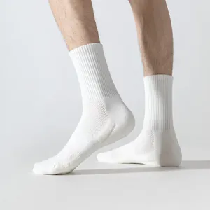 Herren Sport Socken Verdickter Frotteeboden Gekämmte Baumwolle Atmungsaktive Sportsocken Für Laufen Basketball Tägliche Kleidung