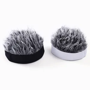 Novelty spiky hair beanie cap funny fake hair sailor melon cap street hip hop hat stylish.