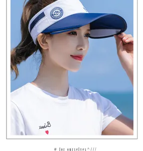 Chapeau Visiere Anti UV Vide Ete Plein Air Sport Chapeau De Soleil Respirant Tendance