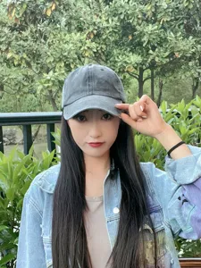 Gorra de béisbol de mezclilla lavada casual para hombre y mujer, sombrero vintage de color liso.