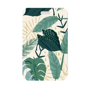 Tropische grüne Pflanzen botanisches Design Ausweishülle Kartenhalter Schutzhülle.