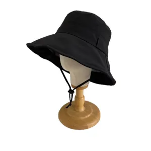 Cappello da pescatore nero per estate protezione solare asciugatura rapida cappello