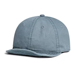 Gorra de béisbol vintage lavada americana con ala corta para hombres y mujeres casual