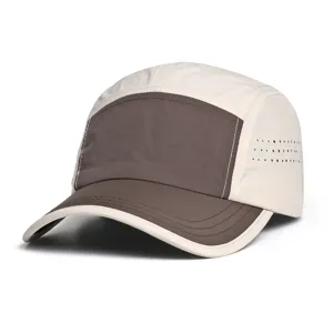 Breathable quick dry 5 panel baseball cap outdoor sports cycling sun hat detail showcase