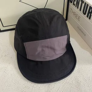 Outdoor Sport schnelltrocknende Baseball Cap Detail, leicht atmungsaktiv schwarz grau
