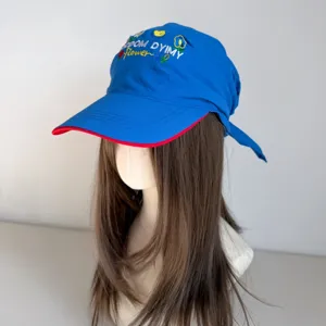 Sweet floral embroidery baseball cap stylish sun protection casual outdoor sun hat for women