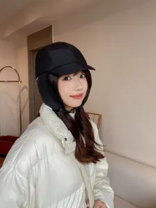 Bonnet aviateur hiver chaud doublé polaire coupe-vent avec protège-oreilles pour le froid.