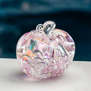 Bouteille transparente de sable mouvant à l'huile de pomme, décoration de bureau, jouet créatif