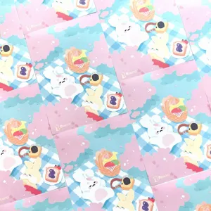 Cute bunny cherry blossom picnic memo pad aesthetic stationery journal decorative sticky notes