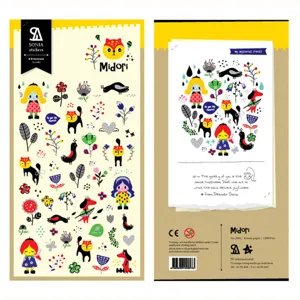 Schattige Meisjes Vogels Bloemen Decoratieve Papier Stickers Esthetische Schrijfwaren Scrapbooking DIY Dagboek Knutselbenodigdheden