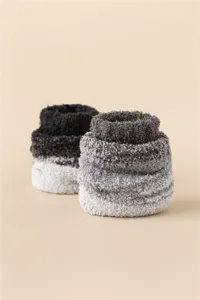Gemütliche Korallenfleece Socken für Herren, dicke Winter warme flauschige Haussocken