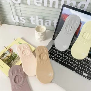 Women combed cotton shallow invisible socks spring summer breathable low cut boat socks