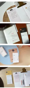 Cancelleria adesiva decorativa per appunti Suatelier con stampa coreana dettaglio