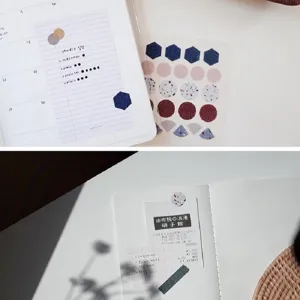 Koreaanse retro decoratieve sticker set voor dagelijks notebook planner briefpapier esthetisch.