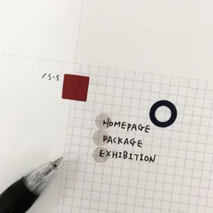 Korean Suatelier waterproof PVC dot marker stickers for journal planning and office memo use.