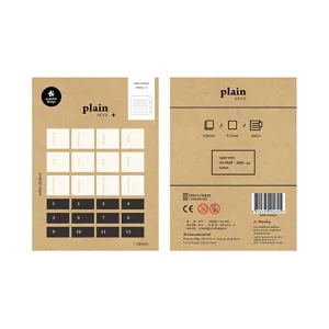 1648 Month Marking Number Stickers Black Gold Foil Journal Planner Index Decorative Stationery Stickers