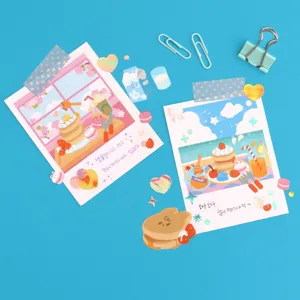 Cute Korean style aesthetic journaling decorative stickers set for scrapbooking and DIY crafts.