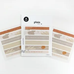 Adesivi decorativi di mascheratura Suatelier coreani set di 3 fogli per diario planner