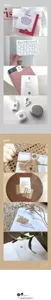 Koreanische suatelier Mini Punkt Planer Aufkleber Gold Silber Folie dekoratives Sticker Set.