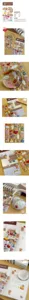 Korean BONITO cute bear PVC puffy stickers set B6152, daily sticker stay detail view.