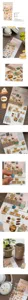 Cute Korean BONITO puffy PVC bear bakery sticker set for journal and diary decorating