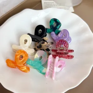 Bunte kleine Haarklammern Set, süße Dopamin Acetat Haarnadeln für das tägliche Styling.
