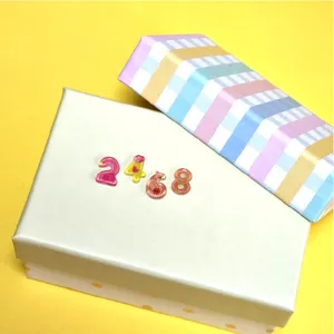 Autocollants 3D numériques en résine BONITO coréens mignons téléphone tablette bricolage journal