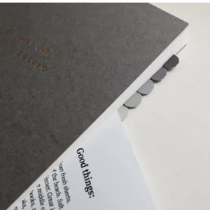 Korean minimalist solid color round index stickers planner tabs aesthetic stationery main image