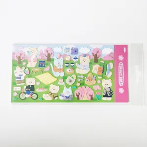 Lindo adhesivo impermeable Peanut Bear para diario y hermosa decoración de manualidades