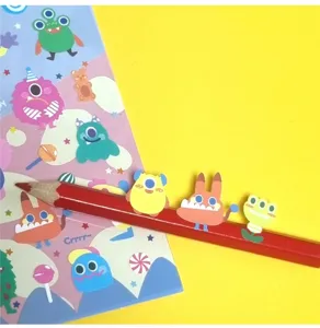 Cute Korean BONITO candy little monster decorative stickers for journaling and crafts.