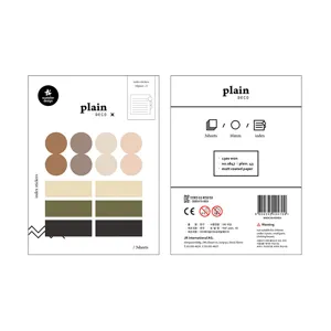 Morandi Color Index Stickers Sticky Notes Page Flags Planner Journal Decorative Stationery Supplies For Office School