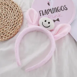 Joli bandeau en peluche oreilles de cheval cerceau de cheveux doux dessin animé.