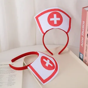 Nurse headband cute role play costume hair accessories for women party Halloween gifts