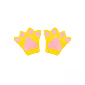 Gants de griffes de poulet en peluche mignons pattes d'animaux accessoires de fête pour enfants