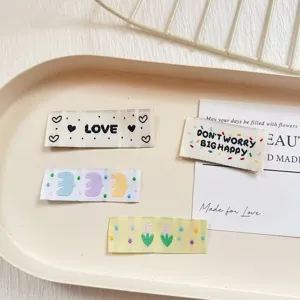 Korean ins fabric labels embroidered patches for clothing DIY accessories hair decor
