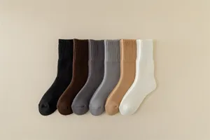 Dicke Kaschmirsocken für Herren, warme Winter Thermosocken Strick Mittelschaft Socken.