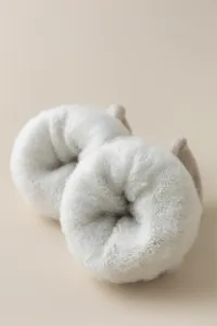 Cozy fleece-lined winter thick floor socks detail shot, soft plush warm home sock closeup.