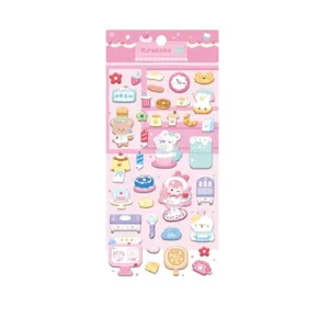 Kirakoko süße Dessert Marshmallow Serie dekorative Aufkleber für Handy und Tagebuch Planer