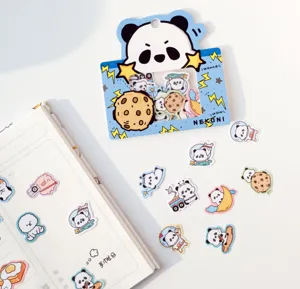 Cute panda sticker pack decorative stickers for hand ledger journaling craft DIY supplies