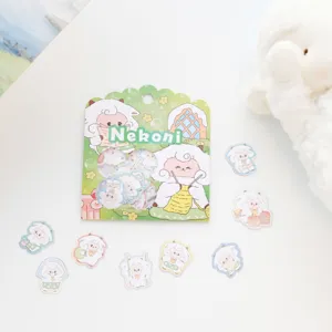 NEKONI cute sheep laser sticker pack aesthetic daily planner DIY stationery decals