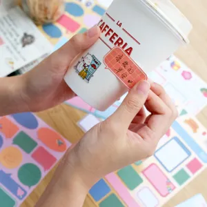 Simpatici adesivi per planner scrivibili e note set di adesivi decorativi per diario album