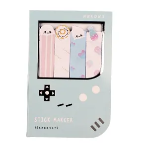 Cartoon Game Boy Style Sticky Notes Cute Animal Memo Pads Kawaii Memo Paper Student Stationery Sticky Notes Pad